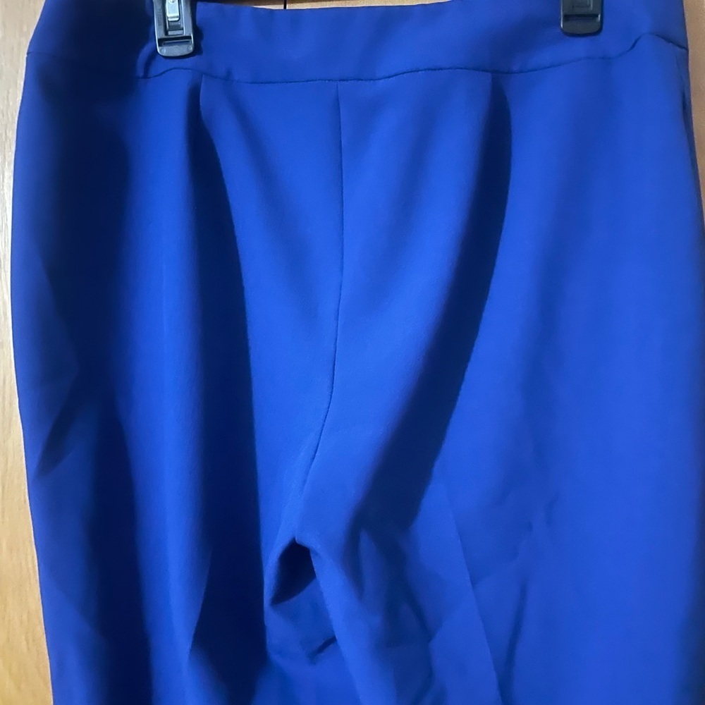 Vibrant Royal Blue Evan Piccone Size 12 Women's Professional Tailored Trousers - Picture 4 of 9